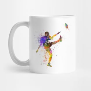 American football in watercolor Mug